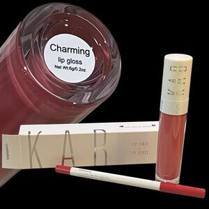 KAB Cosmetics “Charming” Lip Duo Kit - Lip Liner & Lip Gloss - NEW IN BOX